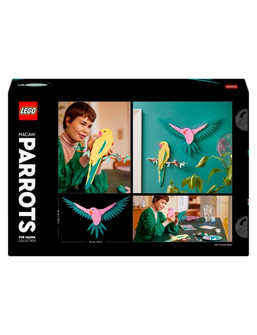 LEGO Art The Fauna Collection - Macaw Parrots, 31211 product photo View 11 L