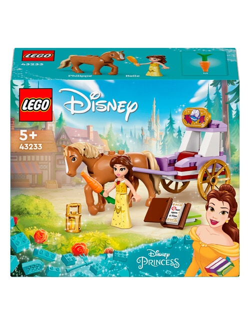 LEGO Disney Princess Belle's Storytime Horse Carriage, 43233 product photo View 02 L