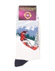 Mitch Dowd Snowboard Sock, White product photo View 02 S