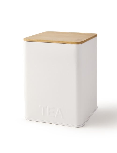 Capital Kitchen Cafe Tea Canister, White product photo View 02 L