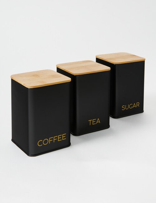 Cinemon Caf&eacute; Sugar Cannister, Black product photo View 04 L