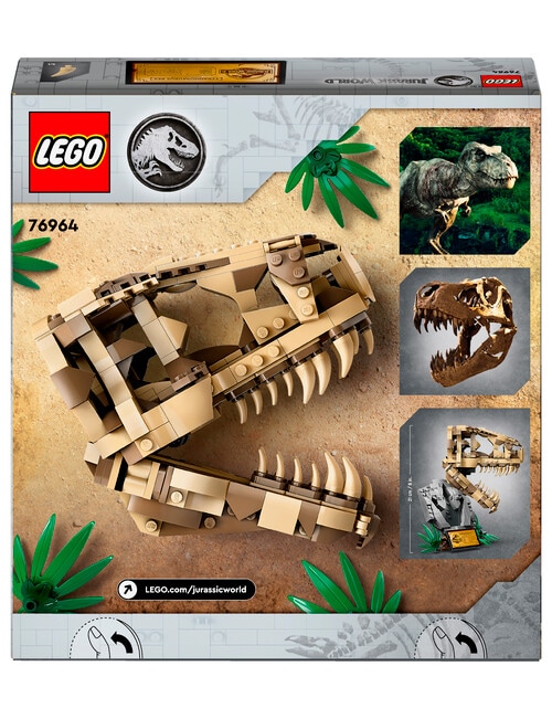 LEGO Jurassic World Jurassic World Dinosaur Fossils T-Rex Skull, 76964 product photo View 10 L