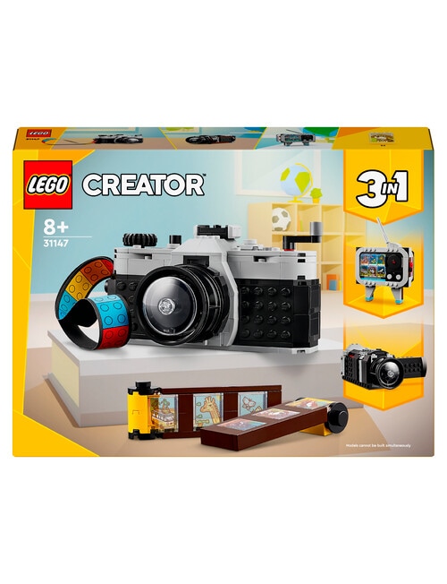 LEGO Creator 3-in-1 Creator 3n1 Retro Camera, 31147 product photo View 02 L