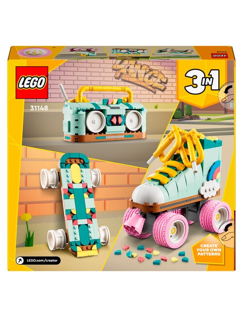 LEGO Creator 3-in-1 Creator 3n1 Retro Roller Skate, 31148 product photo View 13 L