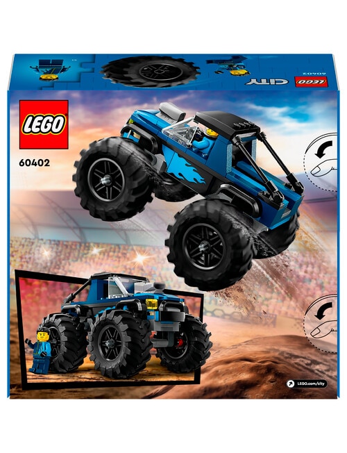 LEGO City Blue Monster Truck, 60402 product photo View 10 L