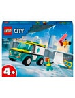 Lego City City Emergency Ambulance and Snowboarder, 60403 product photo View 02 S