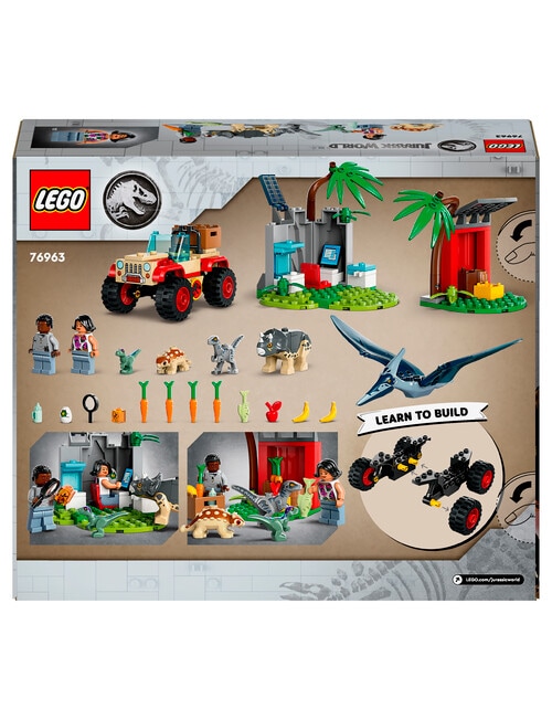 LEGO Jurassic World Baby Dinosaur Rescue Centre, 76963 product photo View 07 L