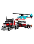 LEGO Creator 3-in-1 Flatbed Truck with Helicopter, 31146 product photo View 03 S