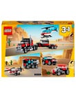 LEGO Creator 3-in-1 Creator Flatbed Truck with Helicopter, 31146 product photo View 13 S