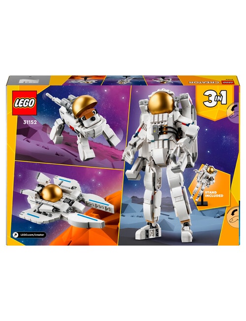 LEGO Creator 3-in-1 Space Astronaut, 31152 product photo View 14 L