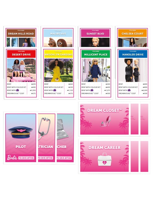 Hasbro Games Monopoly Barbie product photo View 05 L