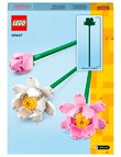 LEGO Classic Lotus Flowers, 40647 product photo View 14 S