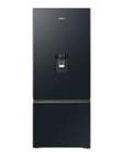 Haier 431L Bottom Mount Fridge Freezer with Water Dispenser, Black HRF420BHC product photo