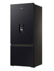 Haier 431L Bottom Mount Fridge Freezer with Water Dispenser, Black HRF420BHC product photo View 03 S
