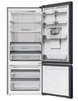 Haier 431L Bottom Mount Fridge Freezer with Water Dispenser, Black HRF420BHC product photo View 04 S