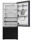 Haier 431L Bottom Mount Fridge Freezer with Water Dispenser, Black HRF420BHC product photo View 05 S