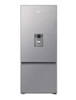 Haier 431L Bottom Mount Fridge Freezer with Water Dispenser, Satina HRF420BHS product photo