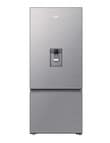 Haier 431L Bottom Mount Fridge Freezer with Water Dispenser, Satina HRF420BHS product photo