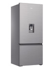 Haier 431L Bottom Mount Fridge Freezer with Water Dispenser, Satina HRF420BHS product photo View 02 S