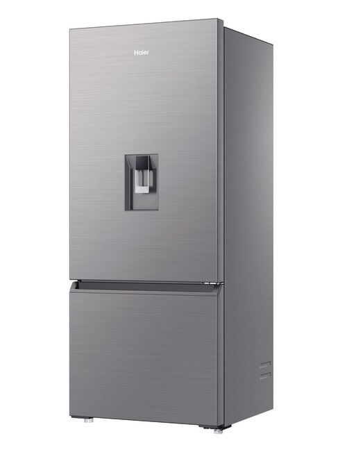 Haier 431L Bottom Mount Fridge Freezer with Water Dispenser, Satina HRF420BHS product photo View 03 L
