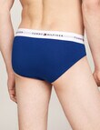 Tommy Hilfiger Signature Cotton Brief, 3-Pack, Blues & Red product photo View 03 S