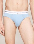 Tommy Hilfiger Signature Cotton Brief, 3-Pack, Blues & Red product photo View 06 S
