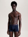 Tommy Hilfiger Organic Cotton Trunk, Navy Print product photo View 02 S
