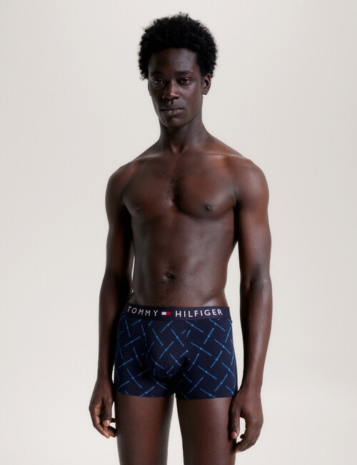 Tommy Hilfiger Organic Cotton Trunk, Navy Print product photo View 02 L