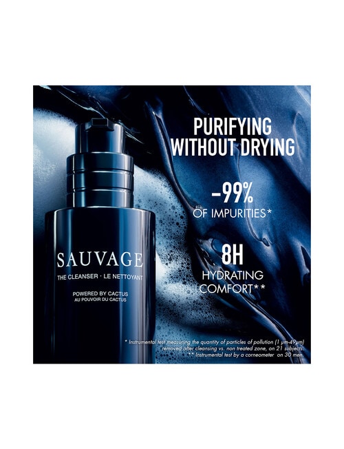 Dior Sauvage Face Cleanser, Black Charcoal & Cactus product photo View 04 L