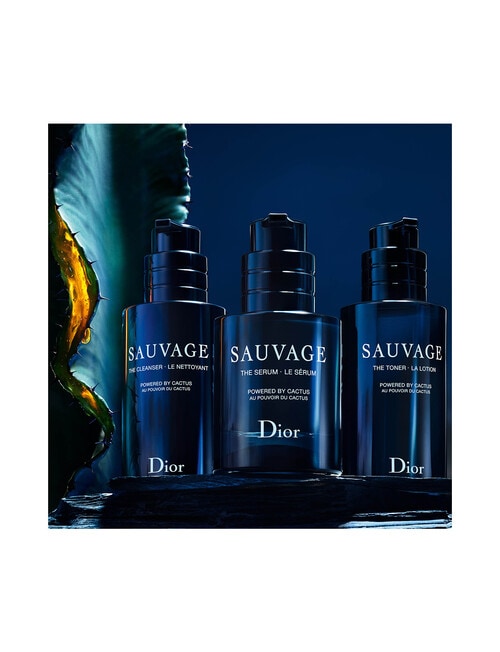 Dior Sauvage Face Cleanser, Black Charcoal & Cactus - Men's
