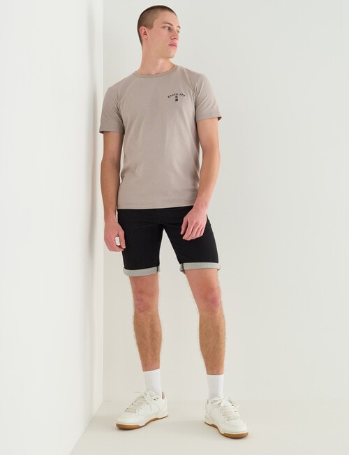 Tarnish Kyoto Gold Short Sleeve Tee, Gunmetal product photo View 06 L