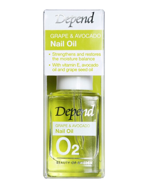 Depend O2 Nail Care Grape & Avocado Nail Oil product photo