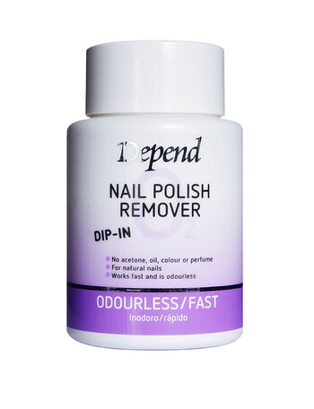 Depend O2 Nail Care Dip Remover Purple, 75 ml product photo