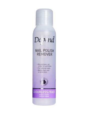 Depend O2 Nail Care Nail Polish Remover Odourless Fast, 100 ml product photo