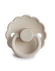 FRIGG Daisy Latex Pacifier, Sandstone, 2-Pack, 0-6m product photo View 02 S