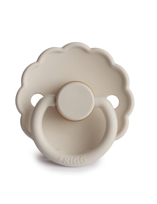 FRIGG Daisy Latex Pacifier, Sandstone, 2-Pack, 0-6m product photo View 02 L