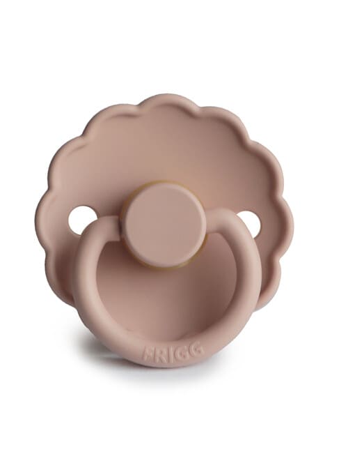 FRIGG Daisy Latex Pacifier, Blush, 2-Pack, 0-6m product photo View 02 L