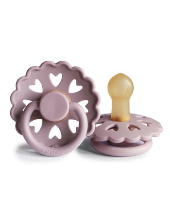 FRIGG Fairy Latex Pacifier, Pink, 2-Pack, 6-18m product photo