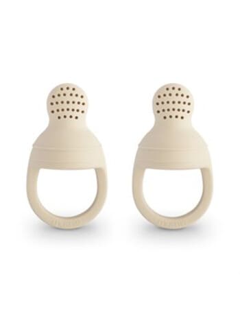 Mushie Food Feeder, Shifting Sand, 2-Pack product photo