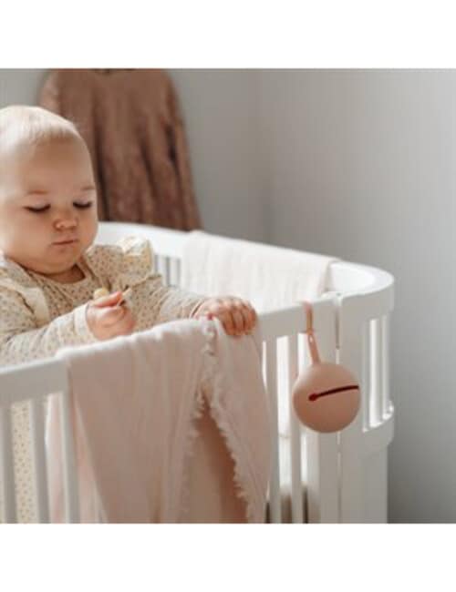 Mushie Pacifier Holder, Blush product photo View 02 L