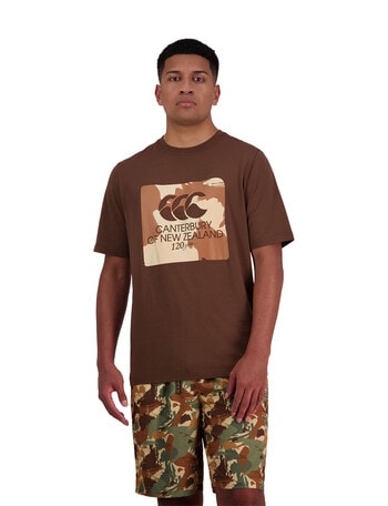 Canterbury Force Short Sleeve T-Shirt, Brown, S product photo