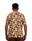 Canterbury Force Aop Short Sleeve T-Shirt, Brown, S product photo View 02 S