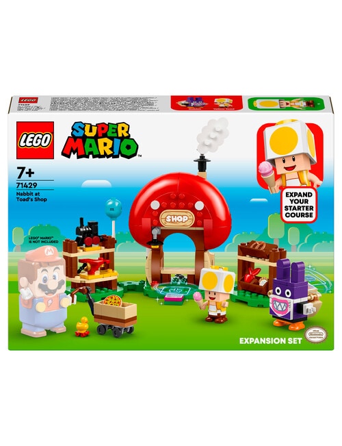 LEGO Super Mario Super Mario Nabbit at Toad's Shop Expansion Set, 71429 product photo View 02 L