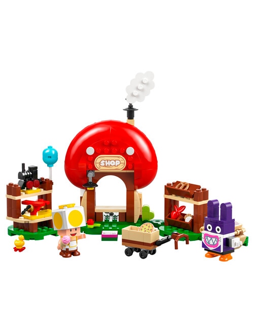 LEGO Super Mario Super Mario Nabbit at Toad's Shop Expansion Set, 71429 product photo View 03 L