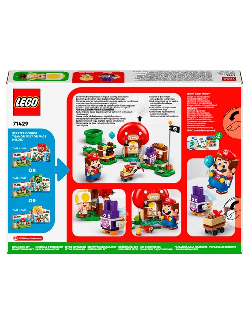 LEGO Super Mario Nabbit at Toad's Shop Expansion Set, 71429 product photo View 07 L