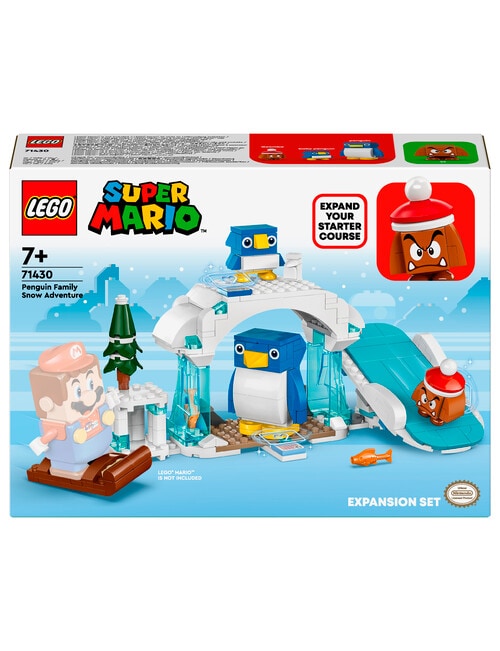 LEGO Super Mario Super Mario Penguin Family Snow Adventure Expansion Set, 71430 product photo View 02 L