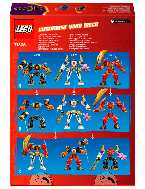 Lego Ninjago NINJAGO® Cole's Elemental Earth Mech, 71806 product photo View 10 L