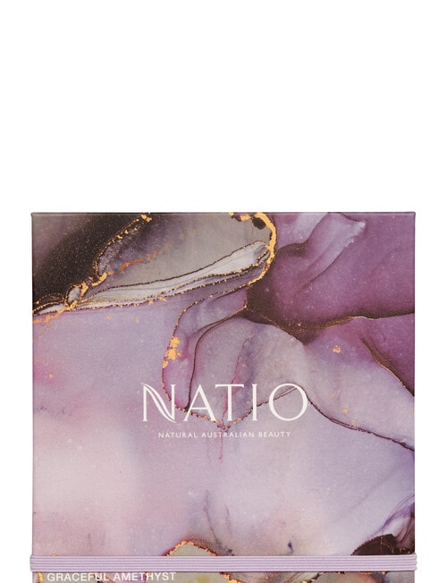 Natio Graceful Amethyst Mineral Eyeshadow Palette product photo View 02 L