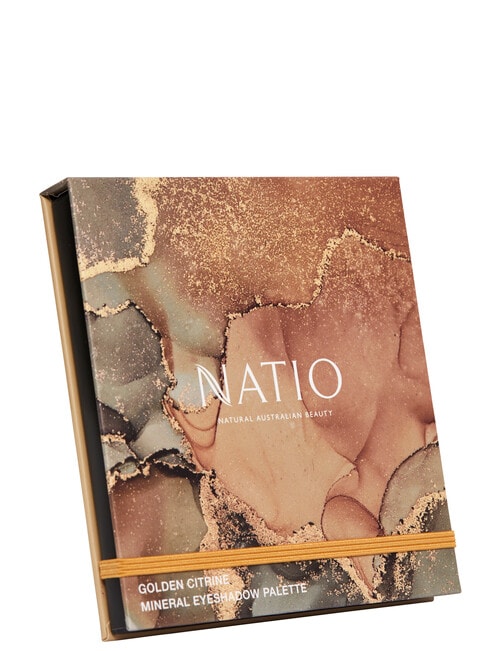 Natio Golden Citrine Mineral Eyeshadow Palette product photo View 04 L