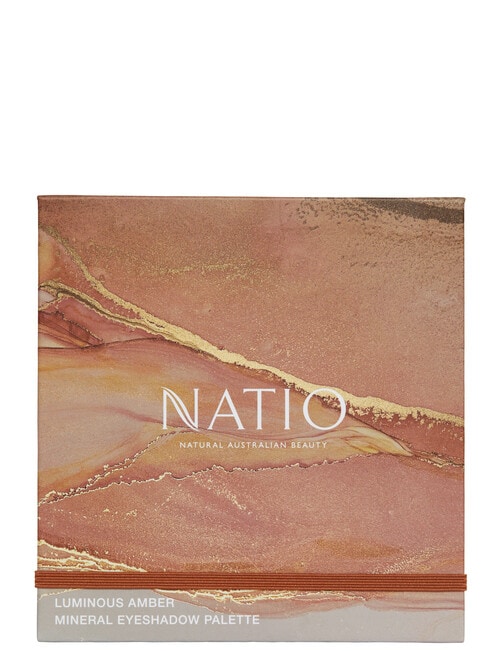 Natio Luminous Amber Mineral Eyeshadow Palette product photo View 02 L